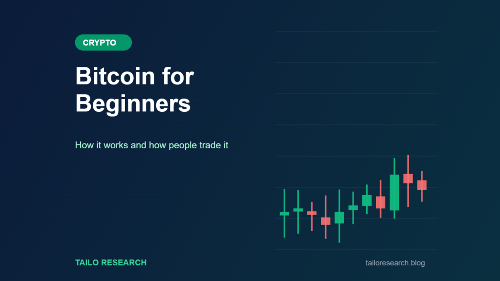 Bitcoin for beginners: how it works and how people trade it