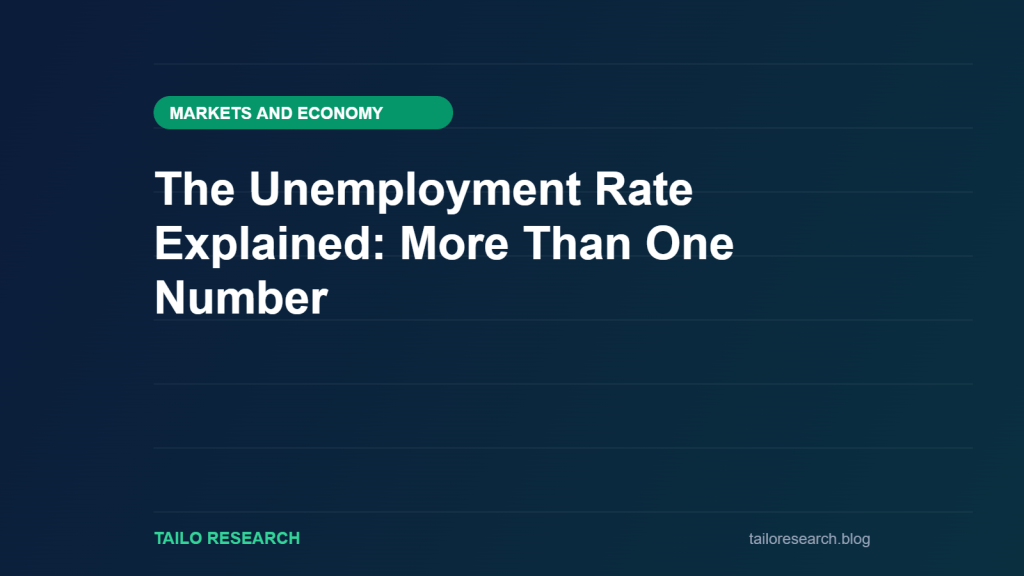 The Unemployment Rate Explained: More Than One Number